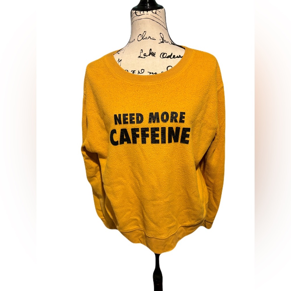 Need more coffee cozy sweater shirt xl oh so cozy